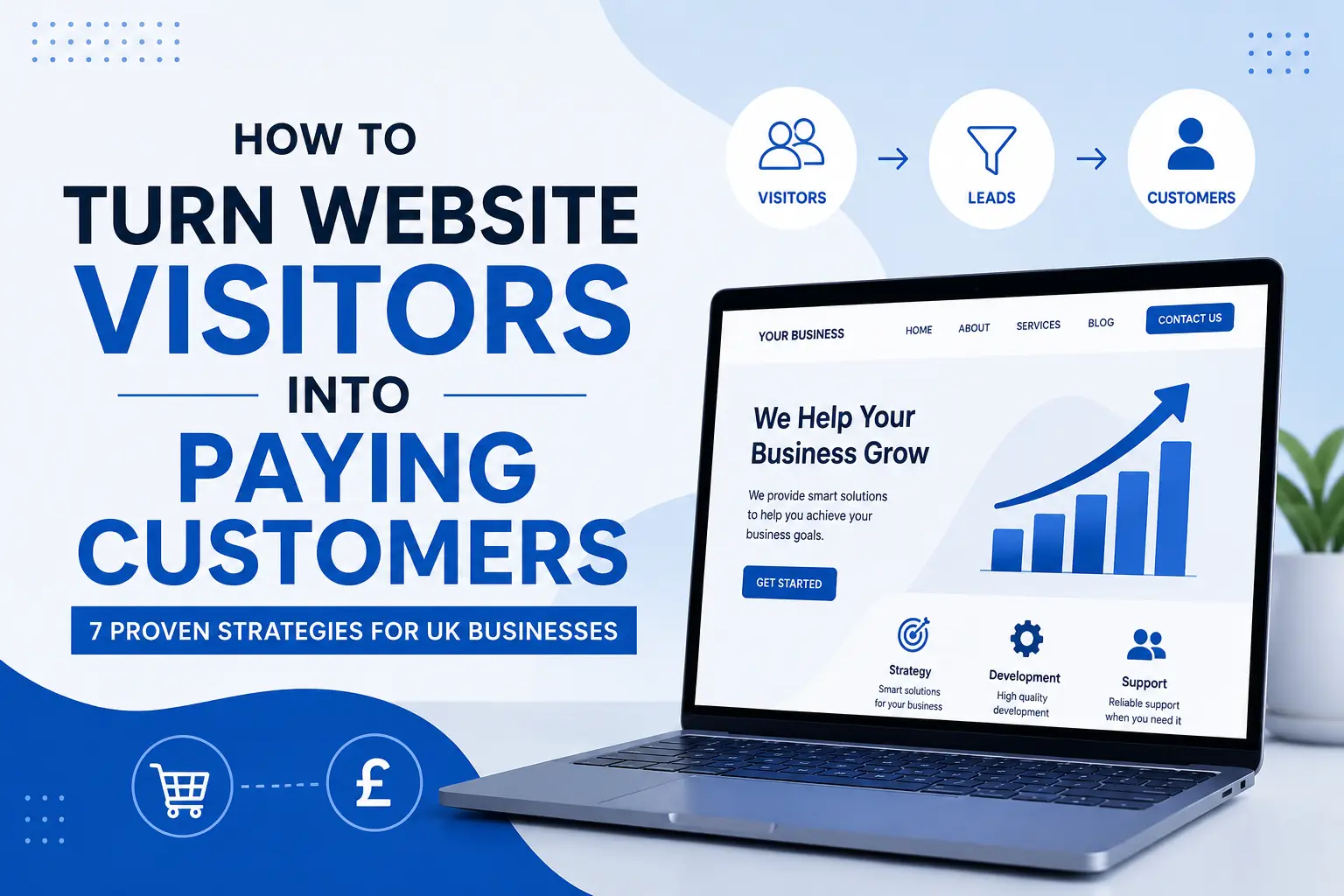 How to turn website visitors into paying customers with proven conversion strategies for UK businesses