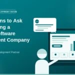 Business team discussing questions to ask before hiring a custom software development company in the UK
