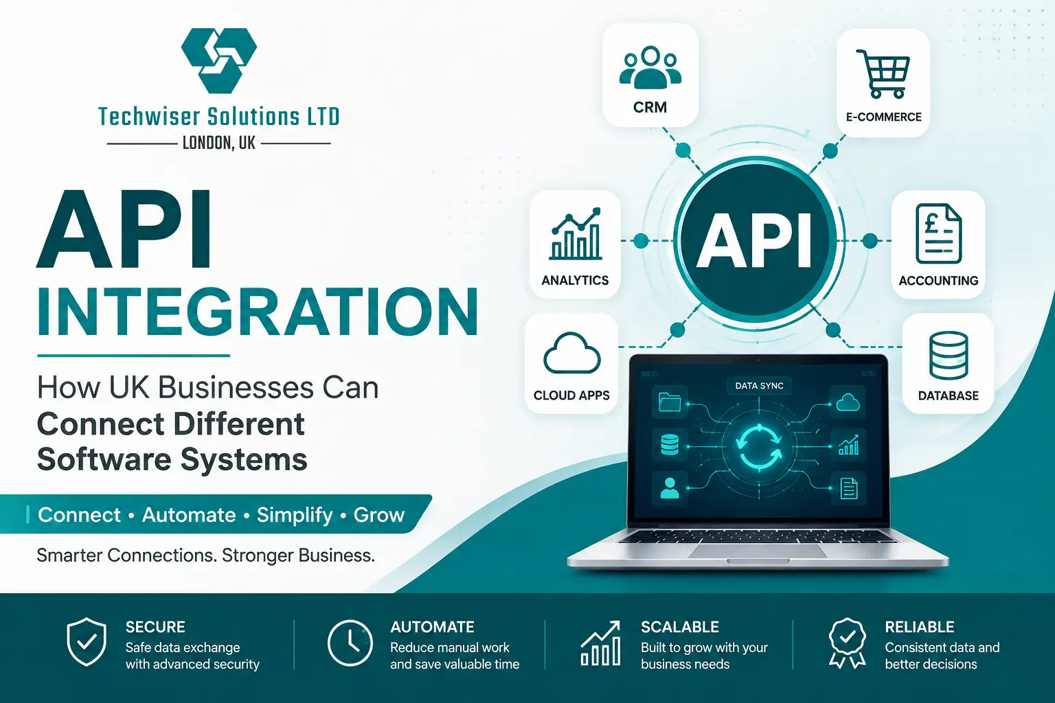 API integration connecting software systems for UK businesses