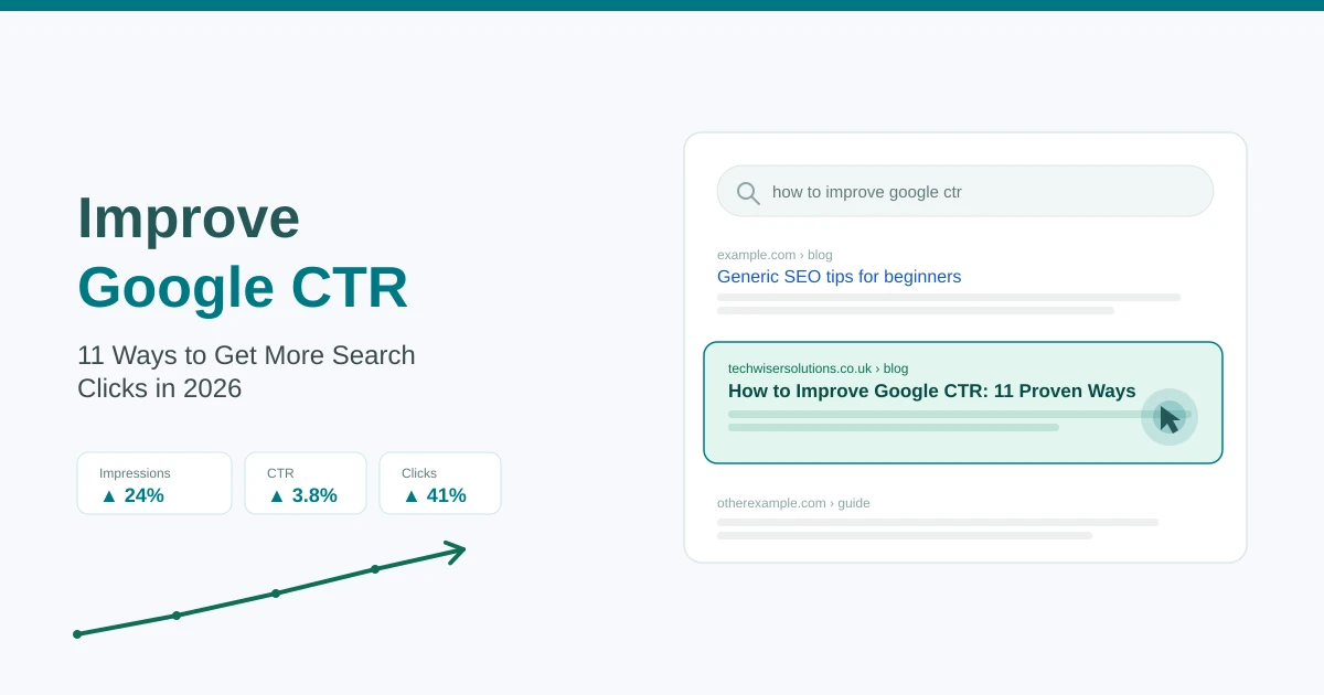 How to improve Google CTR and get more search clicks in 2026
